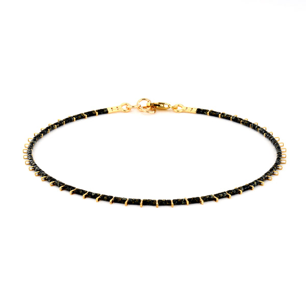 Single bracelet goldfield snake black