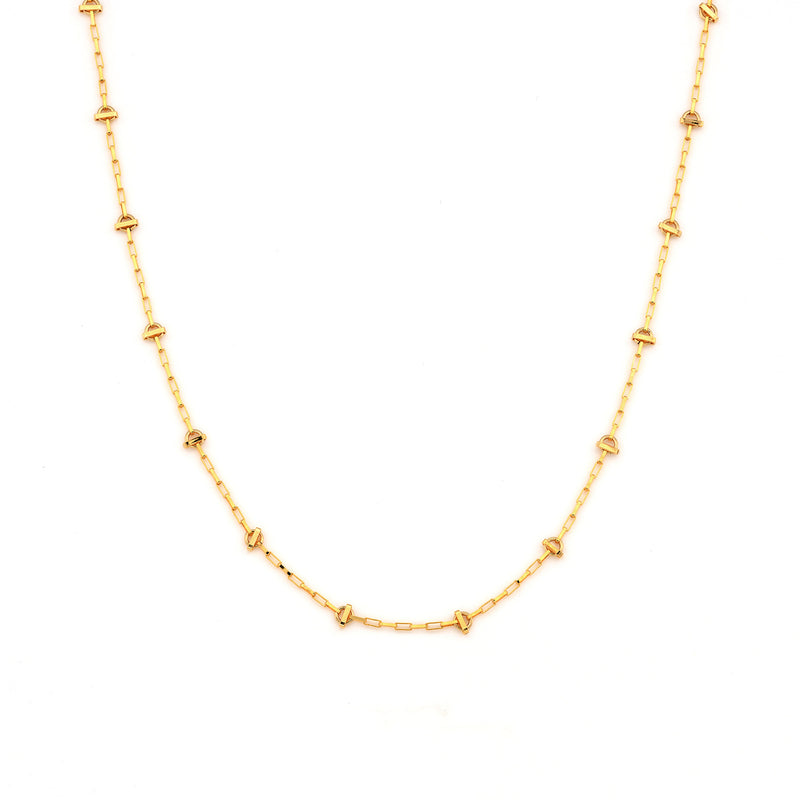Goldfield circle necklace