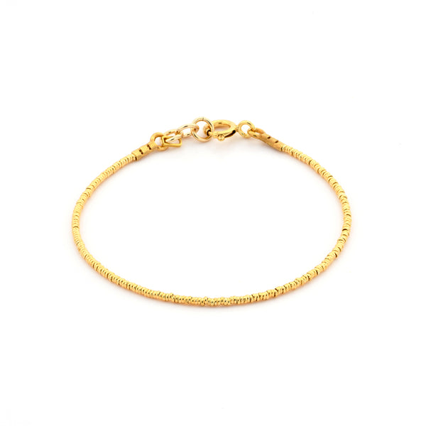 Single circular goldfield bracelet