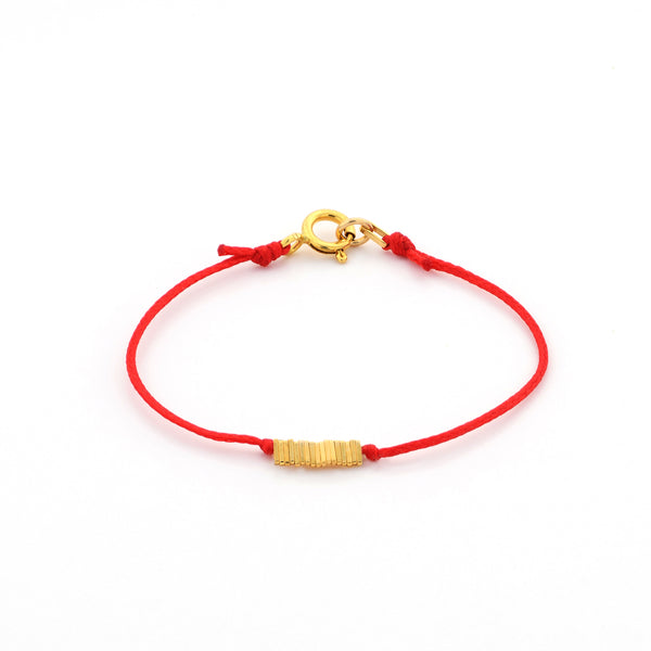 Single thread goldfield bracelet