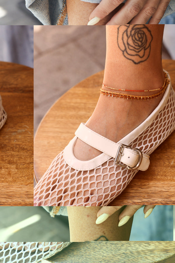 Goldfield ankle bracelet single