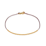 Single balls thread goldfield bracelet