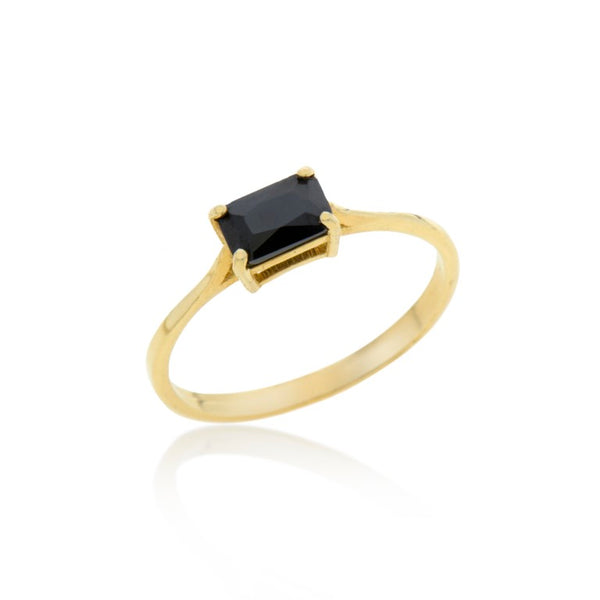 14K gold cocktail ring