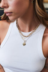 14K gold name necklace