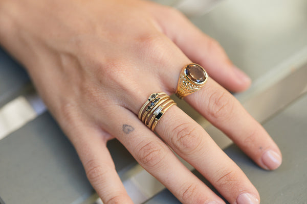 14K gold antique ring