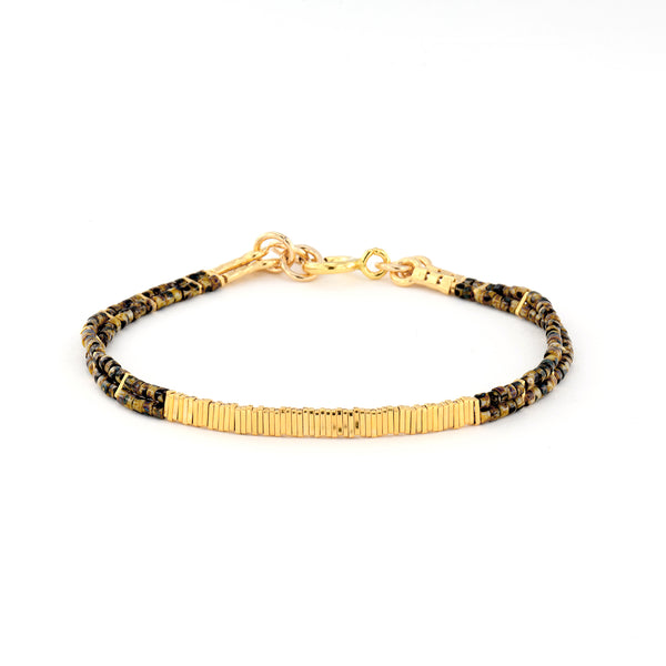 2 lines bracelet goldfield