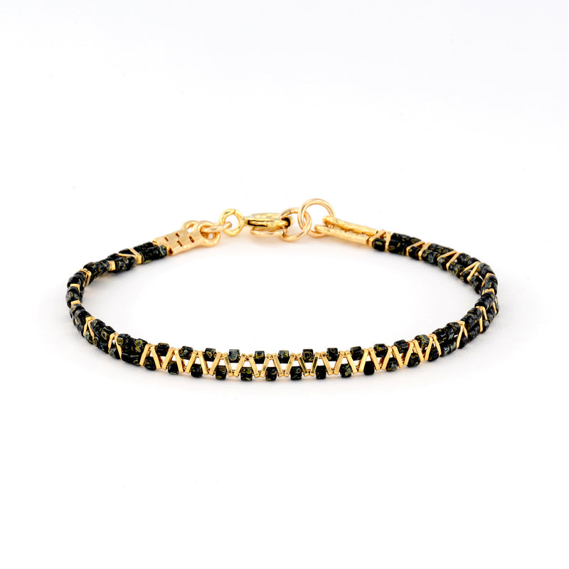 2 lines bracelet goldfield