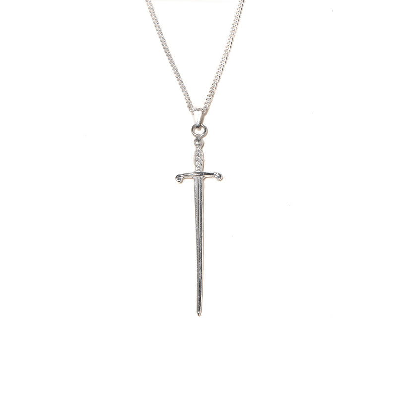 Sword silver/gold plated  necklace - Goldy jewelry store