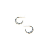 Lon silver earrings-S - Goldy jewelry store