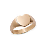 14k GOLD big heart ring - Goldy jewelry store