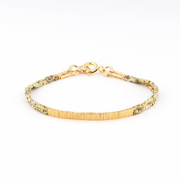 2 lines bracelet goldfield