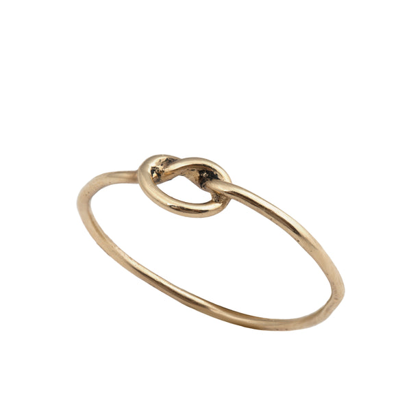 14K gold knot ring - Goldy jewelry store