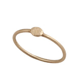 14K gold ring with Gold point - Goldy jewelry store