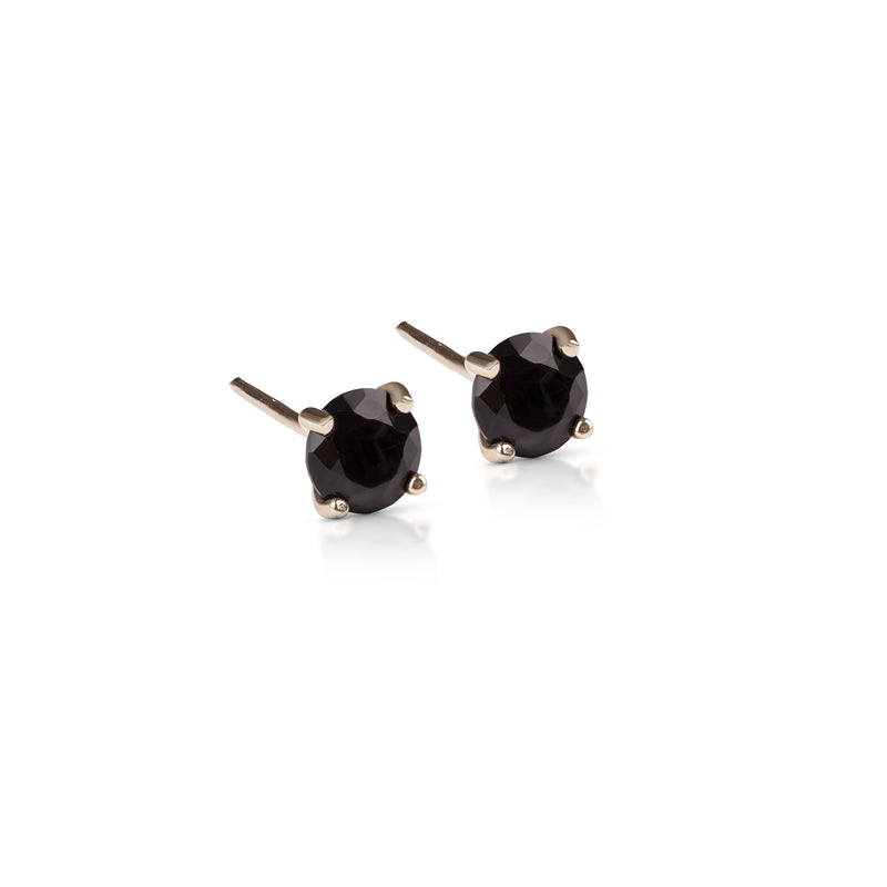 14k GOLD earring with stone - Goldy jewelry store
