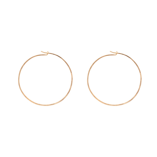 Goldfilled big hoops earrings - Goldy jewelry store