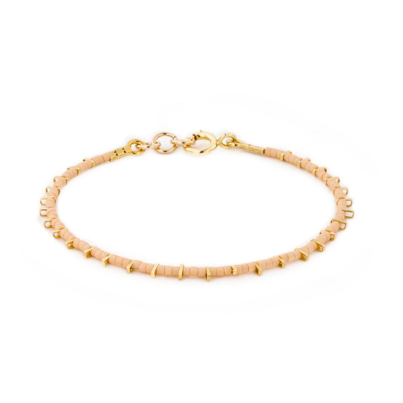 Gold plated single bracelet - Goldy jewelry store