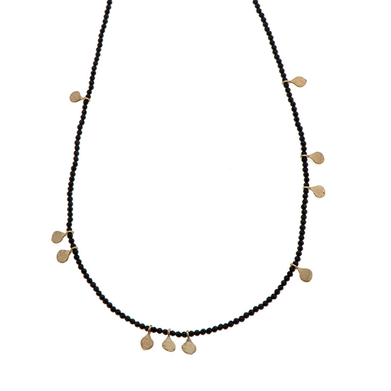 14k gold necklace with spinal - Goldy jewelry store