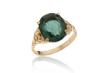 14K gold vintage ring with stone