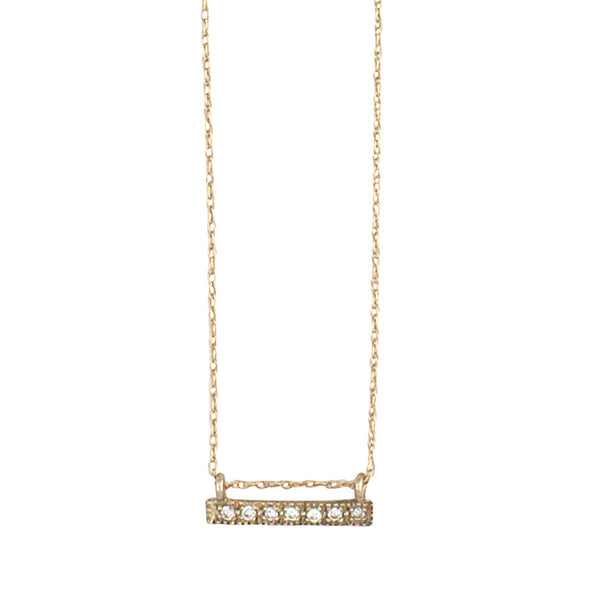 14K GOLD necklace with diamonds pendant - Goldy jewelry store