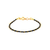 spinel&goldfield single bracelet
